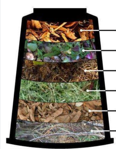 Compost Pile Layers